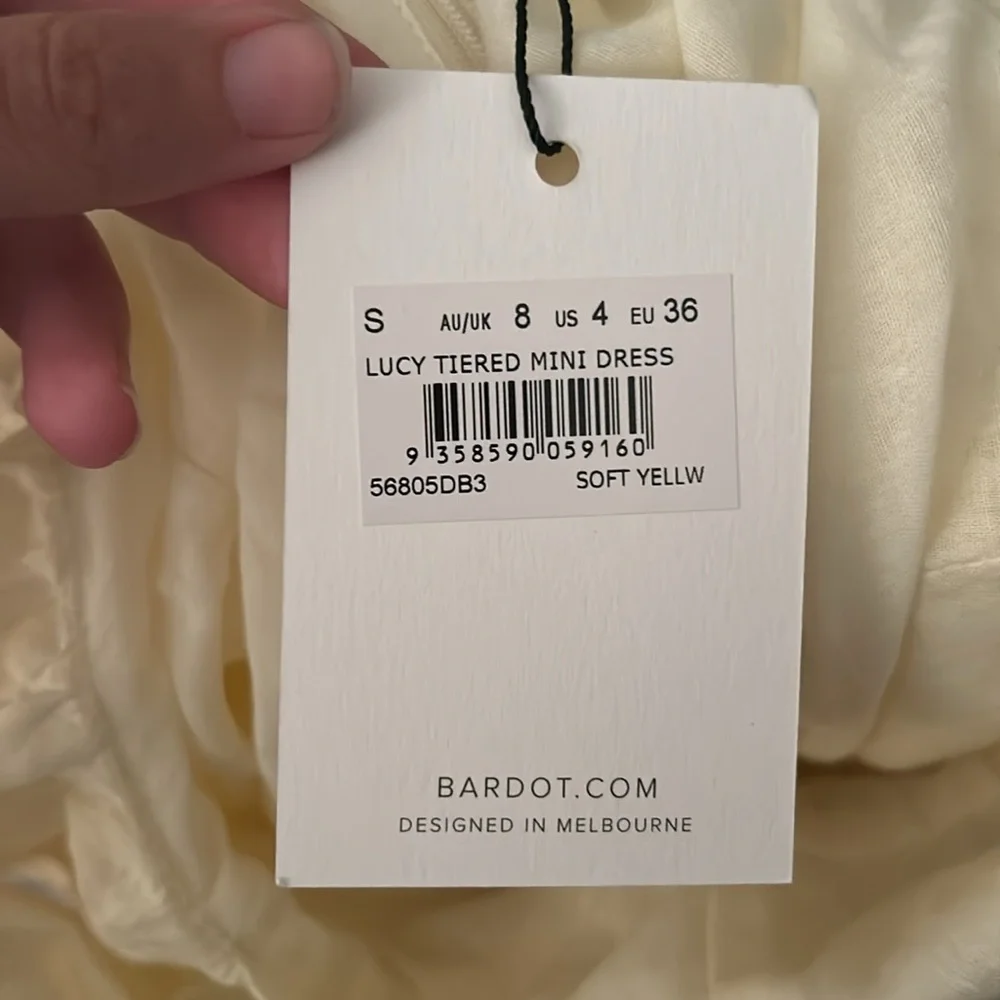 NWT Bardot Lucy Puff Sleeve Mini Dress 4 - Picture 16 of 16